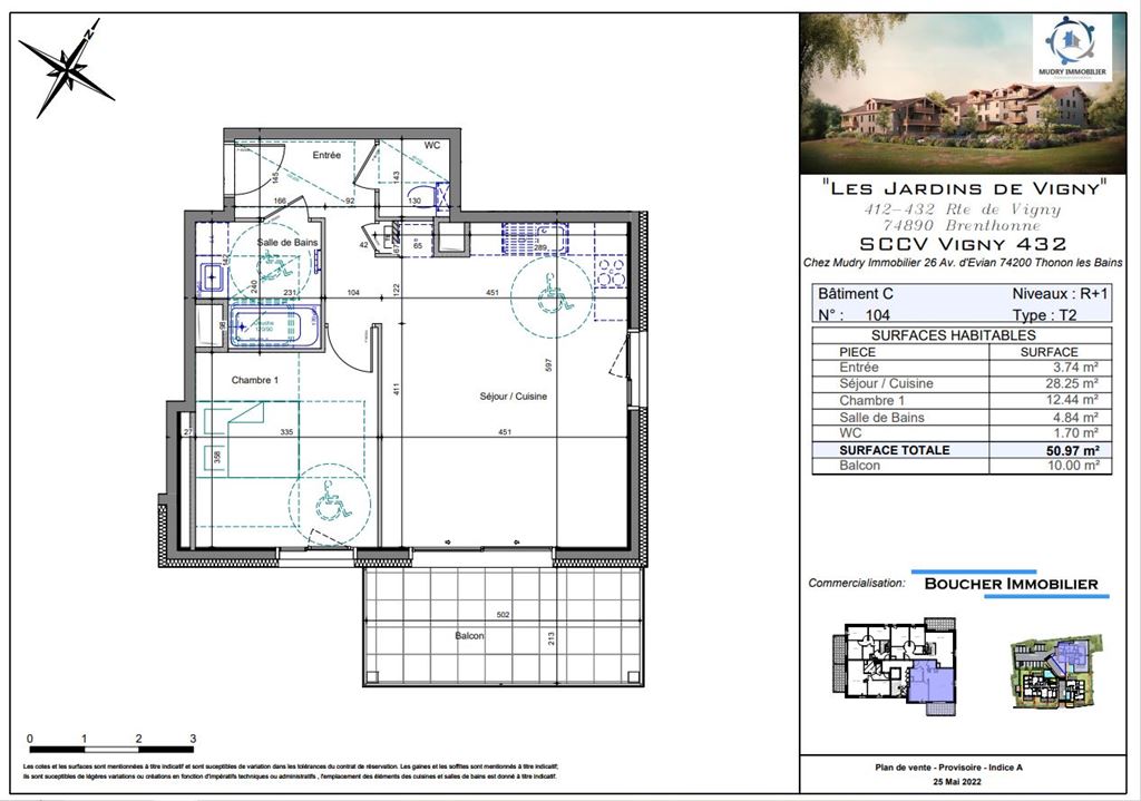 Appartement T2 BONS EN CHABLAIS 229000€ BOUCHER IMMOBILIER Appartement T2 BONS EN CHABLAIS 229000€ BOUCHER IMMOBILIER