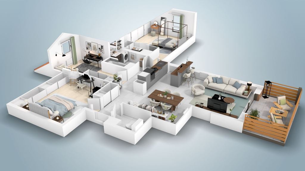 Appartement T4 BONS EN CHABLAIS 457000€ BOUCHER IMMOBILIER