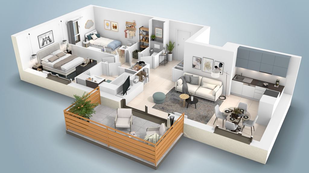 Appartement T3 BONS EN CHABLAIS 277000€ BOUCHER IMMOBILIER Appartement T3 BONS EN CHABLAIS 277000€ BOUCHER IMMOBILIER